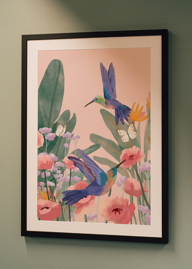 Vibrant Hummingbirds