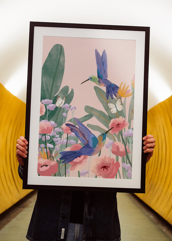 Vibrant Hummingbirds