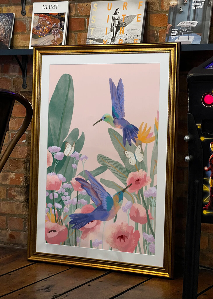 Vibrant Hummingbirds