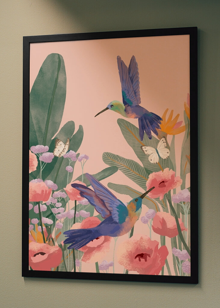 Vibrant Hummingbirds