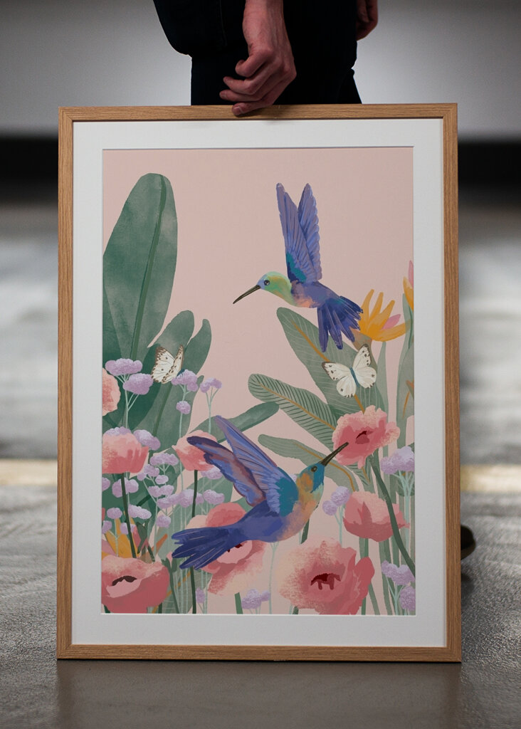 Vibrant Hummingbirds