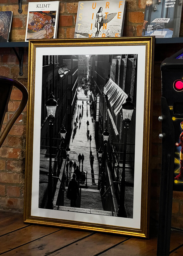 Tunnelgatan i baggrundsbelysning