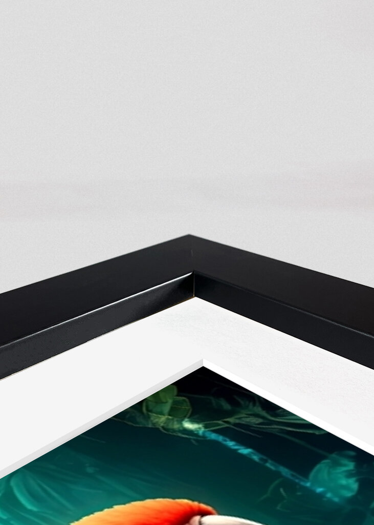 Zelený papoušek v džungli