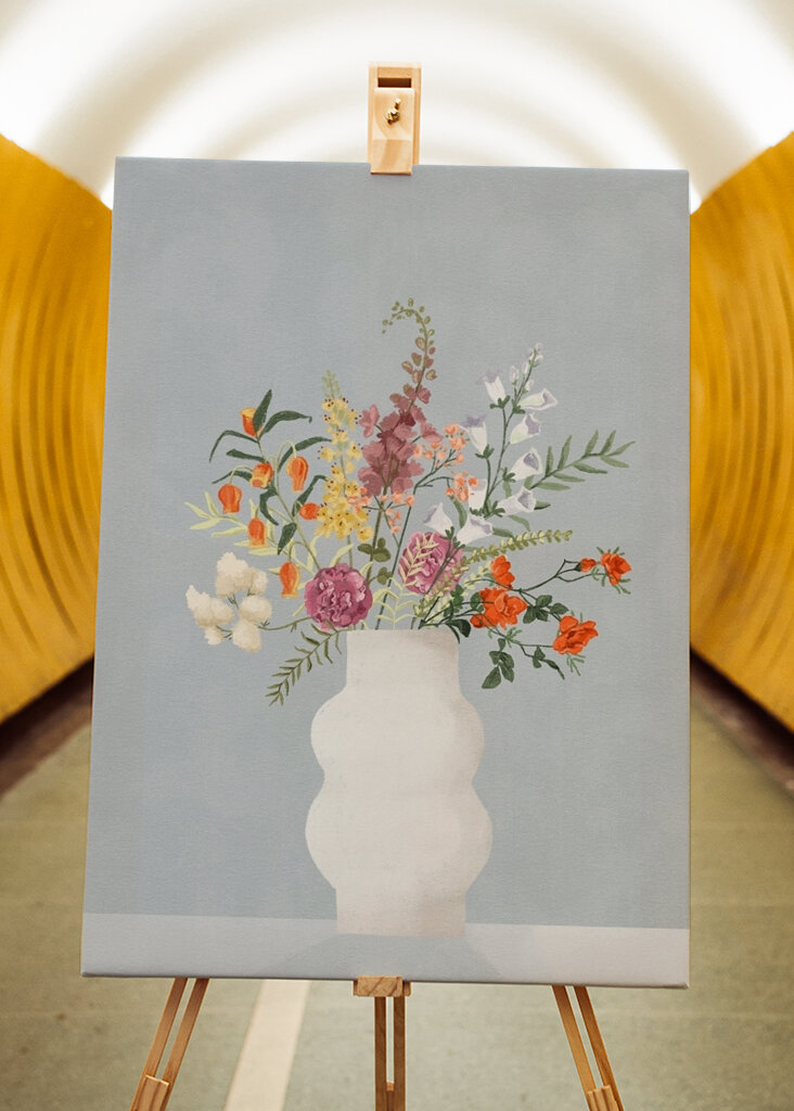 Floral Elegance Vase
