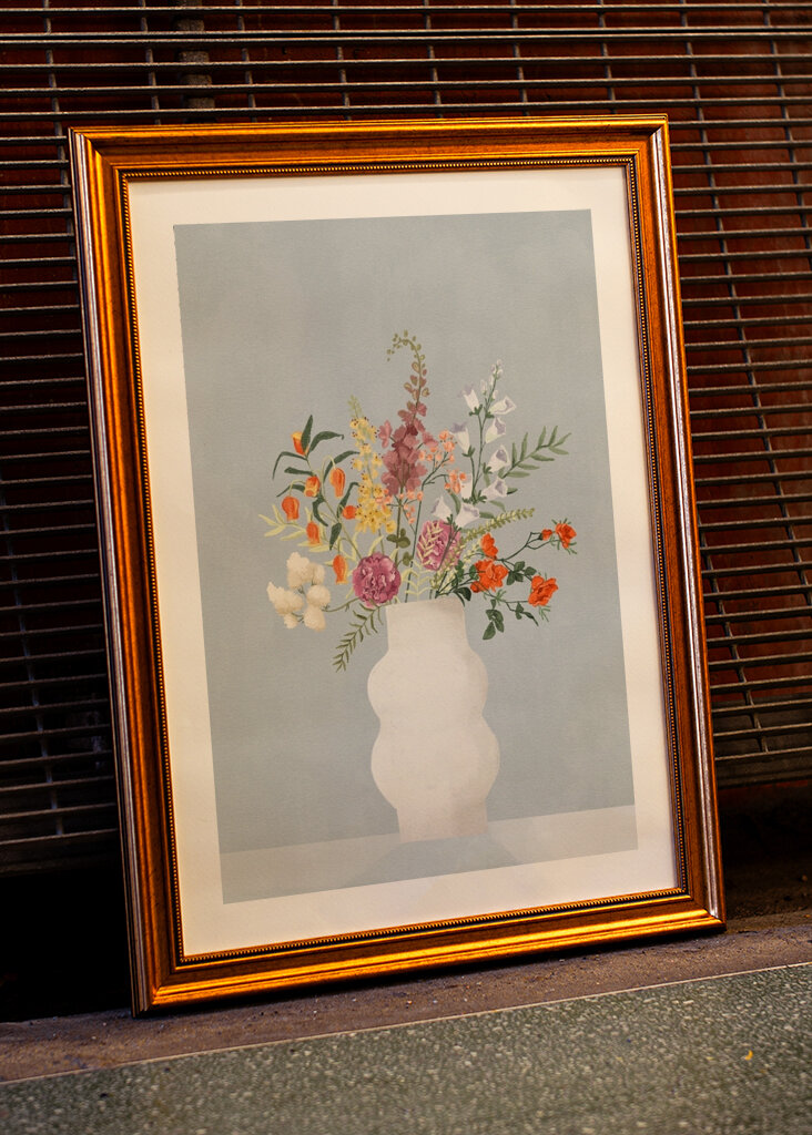 Floral Elegance Vase