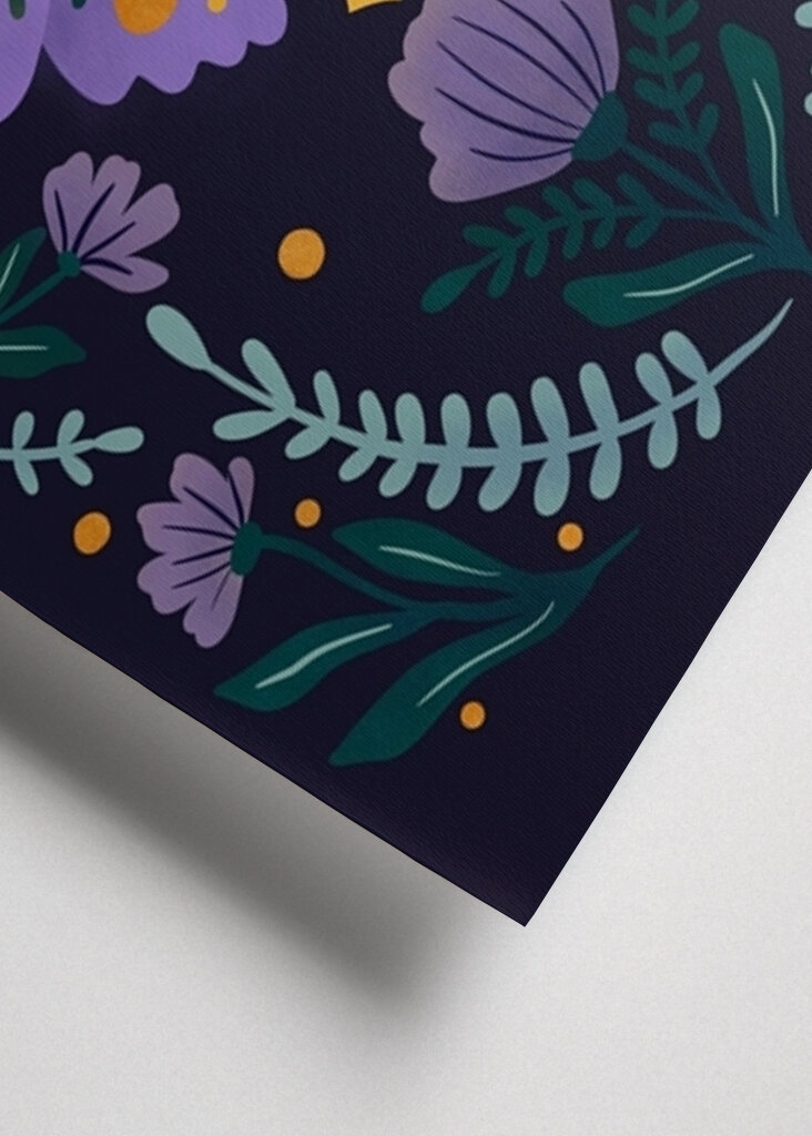 Butterfly and flowers Mystic