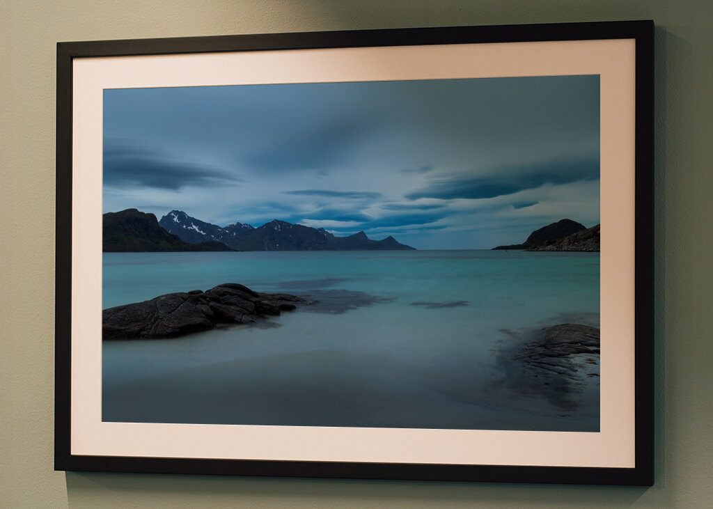 Sulla spiaggia di Haukland