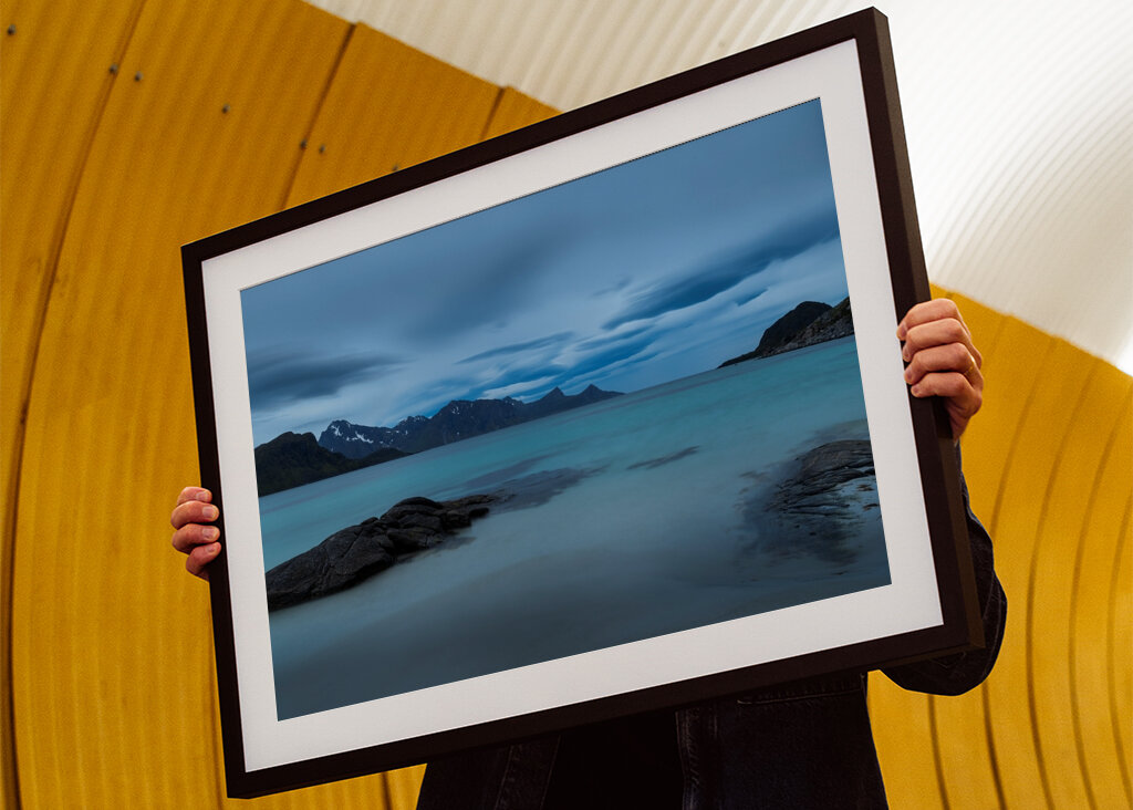 Sulla spiaggia di Haukland