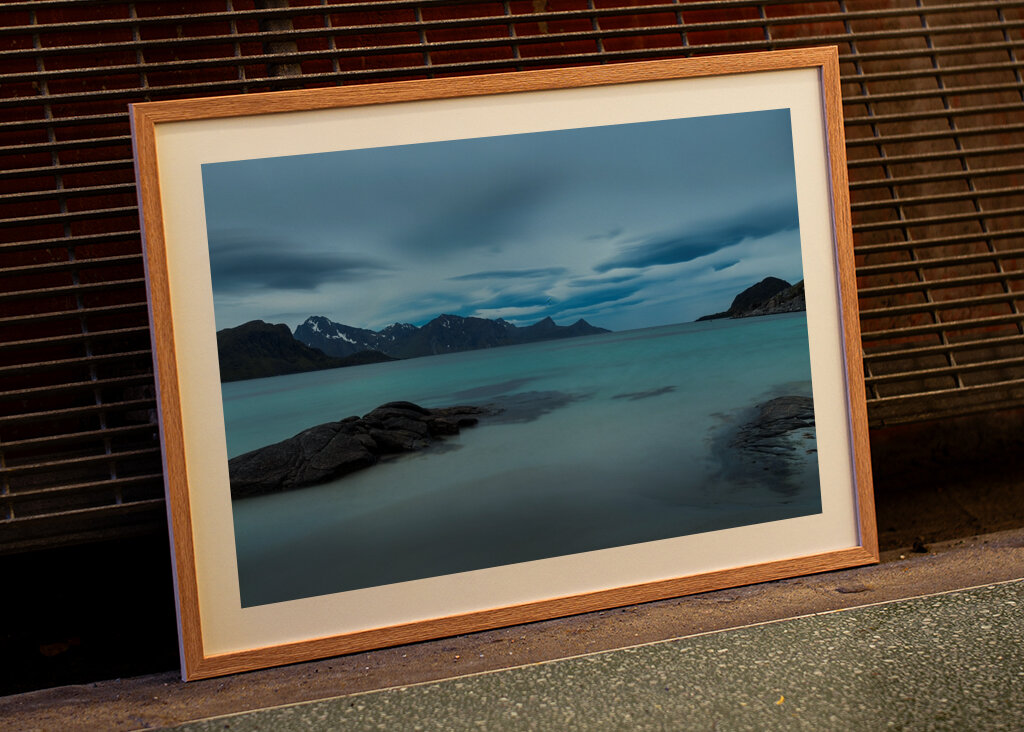Sulla spiaggia di Haukland