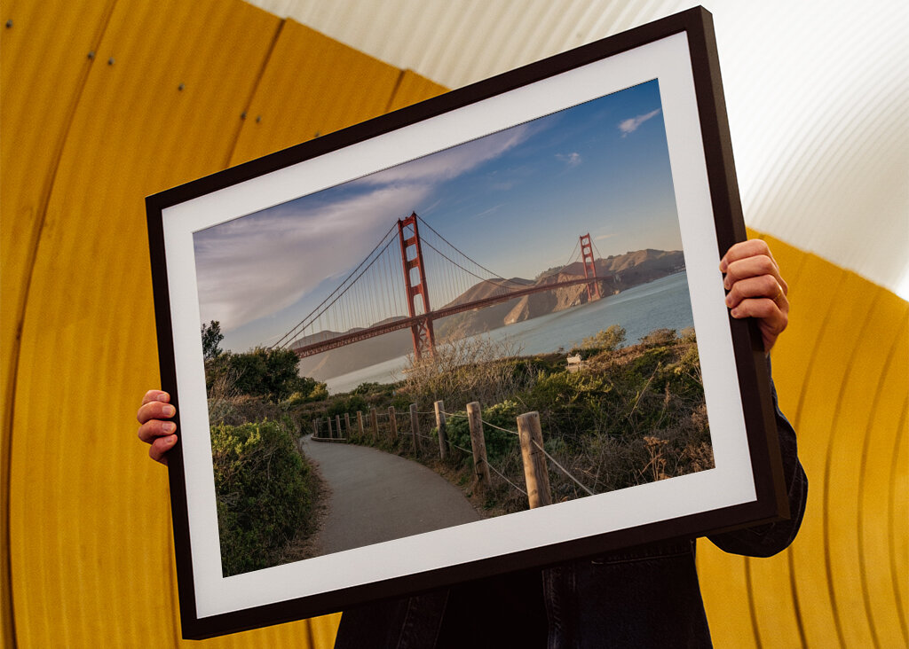 Stien til Golden Gate Bridge