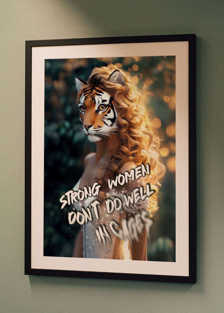 Stærke kvinder i bure