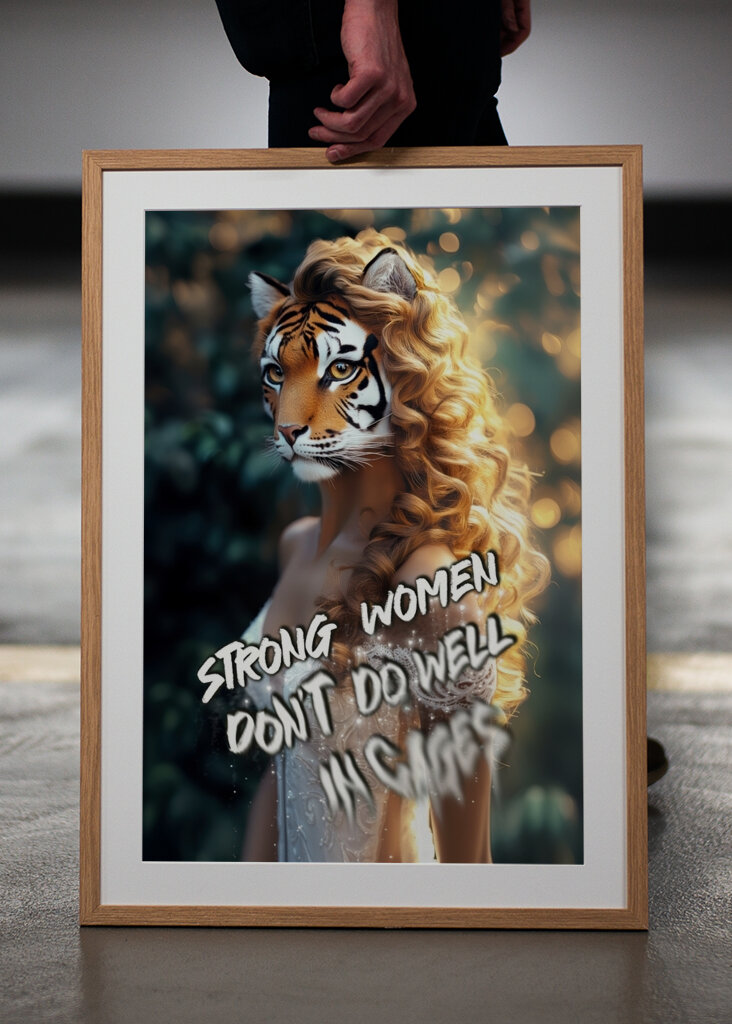 Stærke kvinder i bure