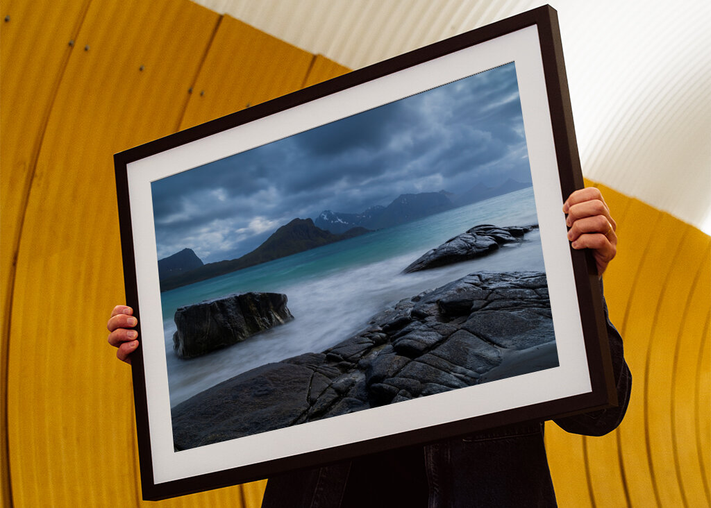 Rocks, Ocean and Clouds