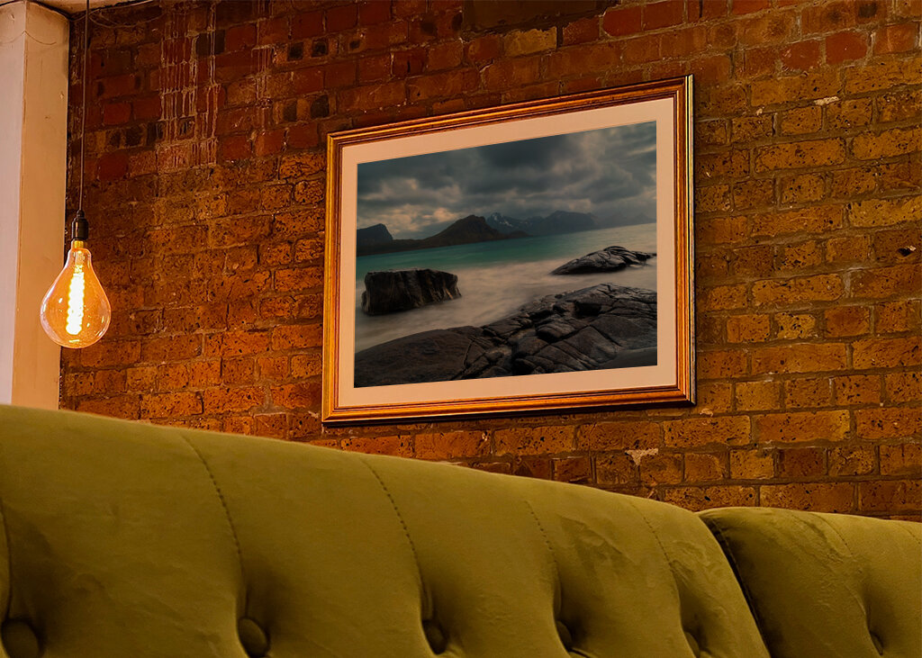 Rocks, Ocean and Clouds