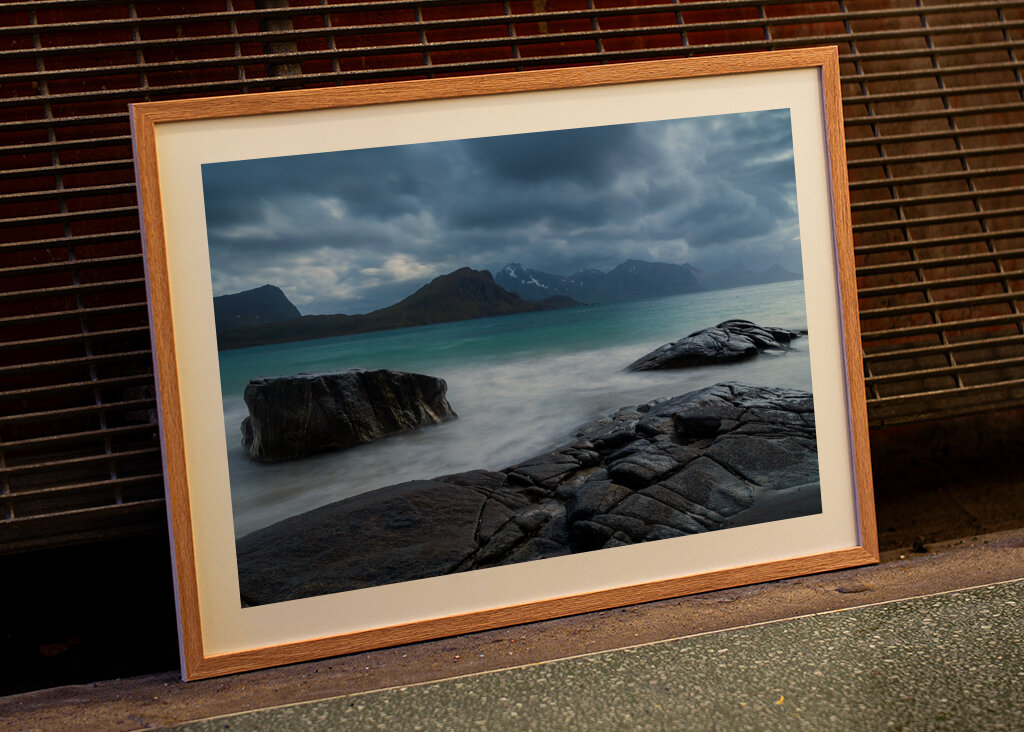 Rocks, Ocean and Clouds