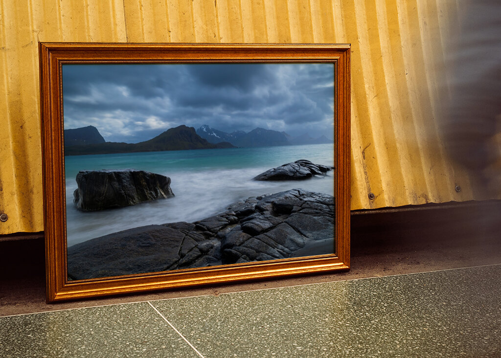Rocks, Ocean and Clouds