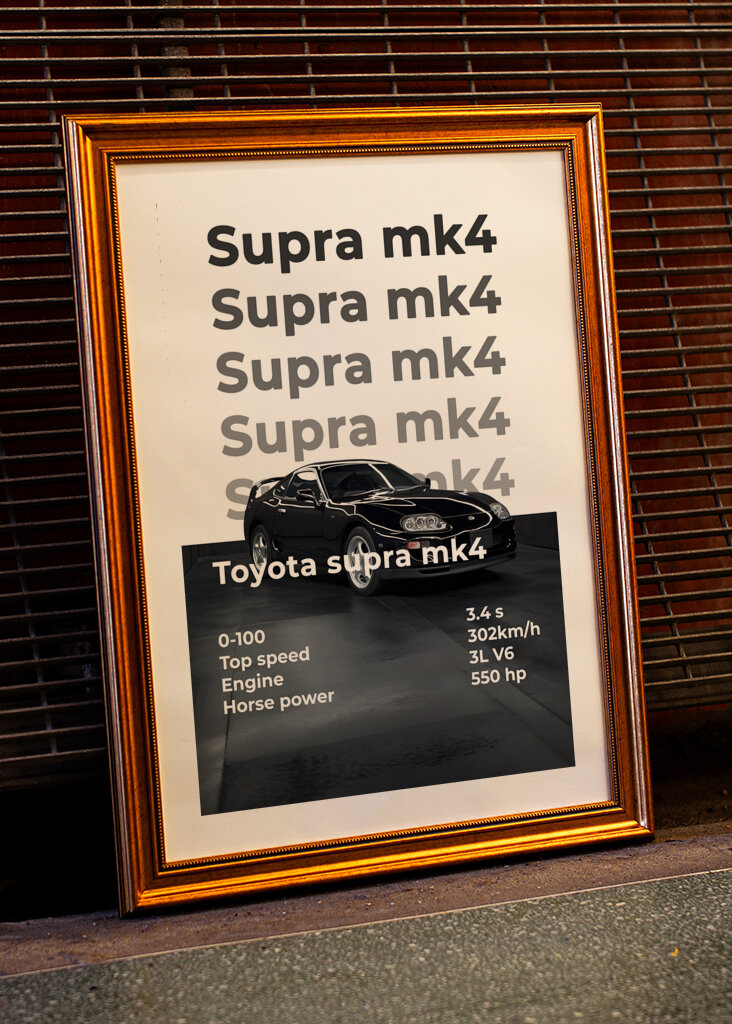 Supra MK4 teho ja tyyli