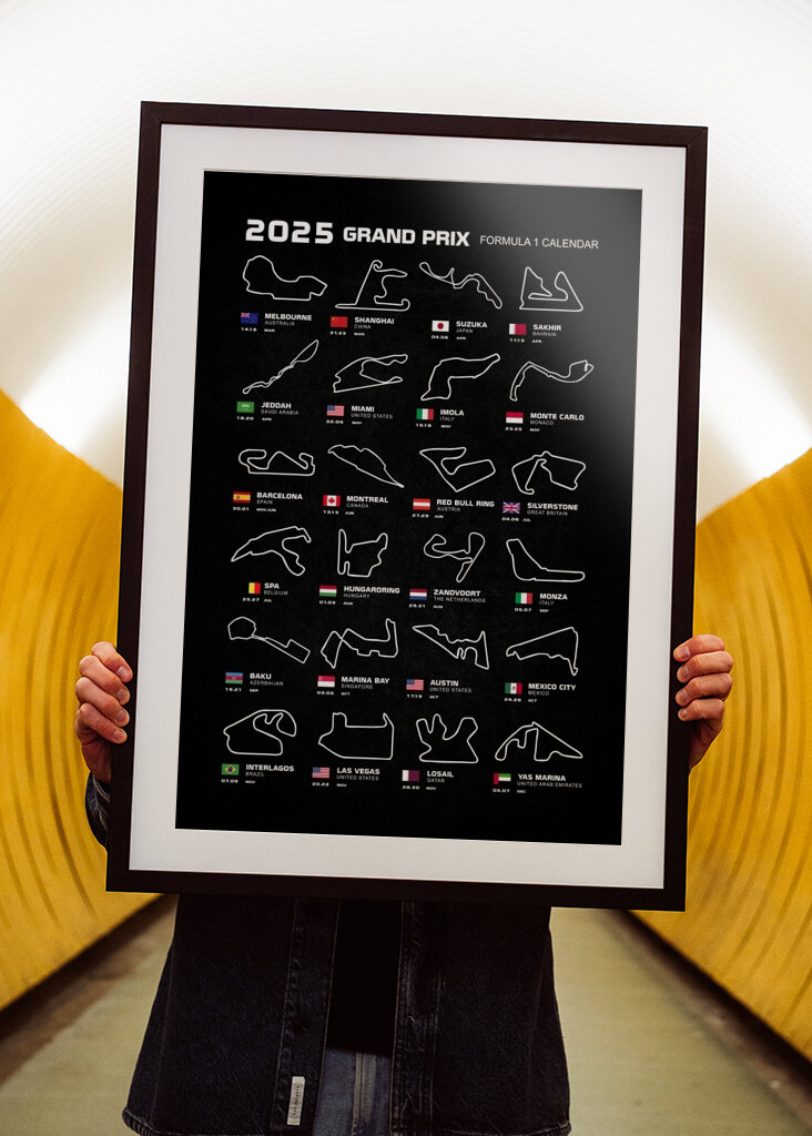 F1 session calendar 2025