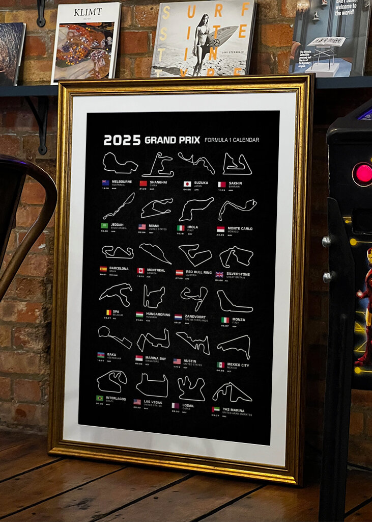 F1 session calendar 2025