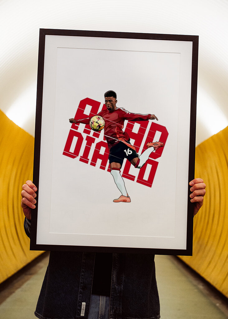 Amad Diallo Arte Vettoriale