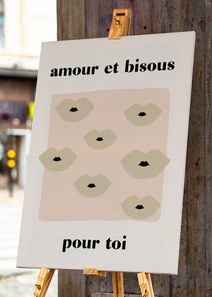 Franska kyssar design