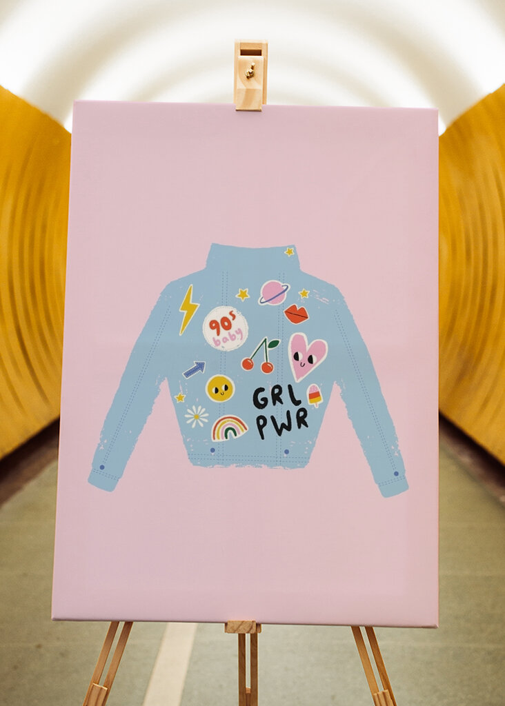 90er Jahre Jacke Vibes