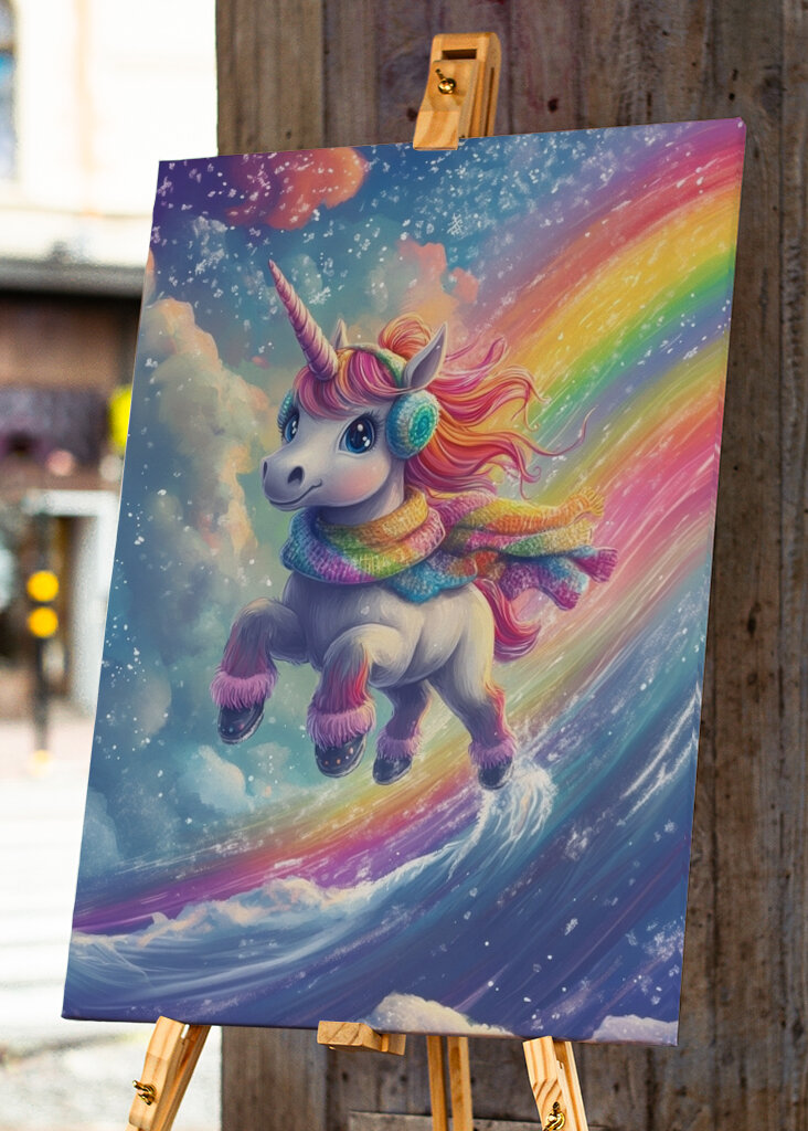 Paseo por el arco iris helado