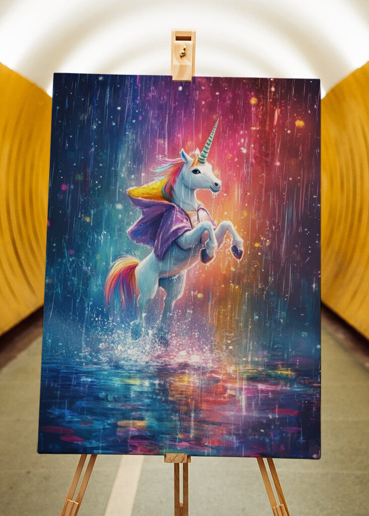 Einhorn-Regentanz