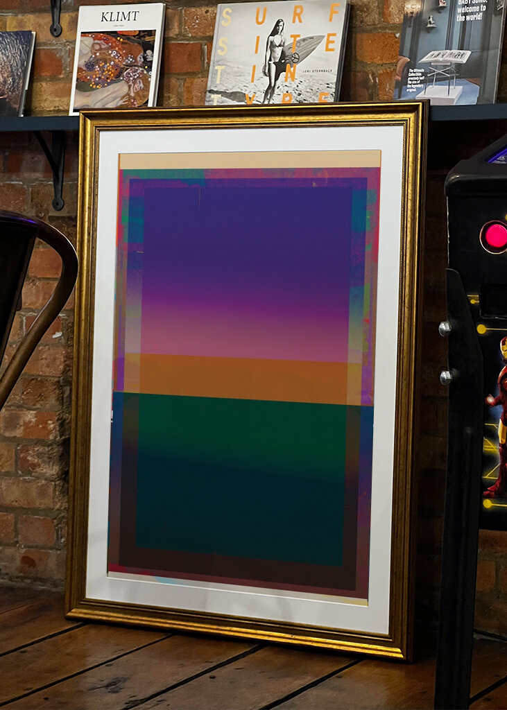 Vivid Abstract Sunset