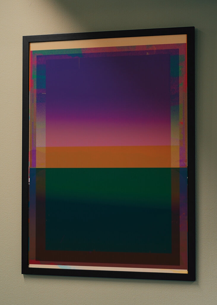 Vivid Abstract Sunset