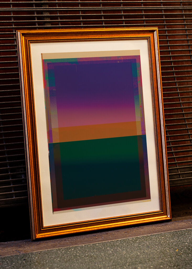 Vivid Abstract Sunset