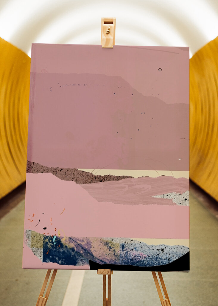 Abstrakte Wüstentöne