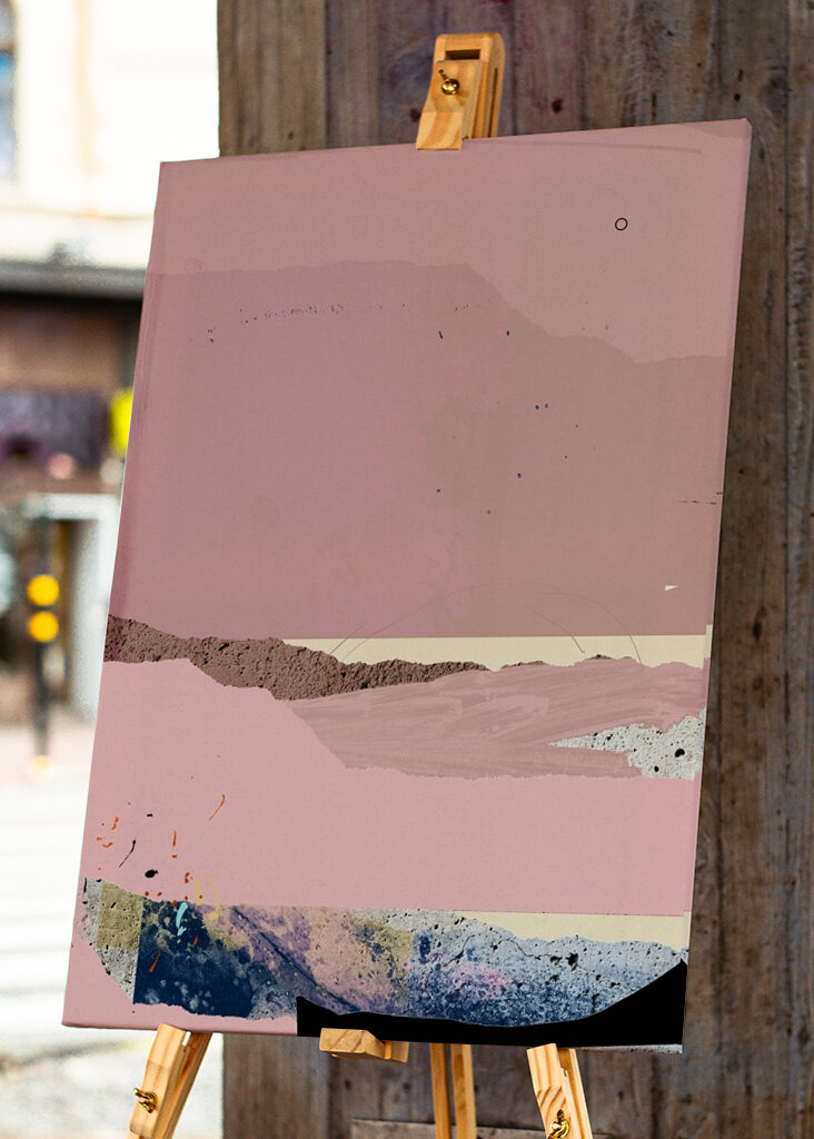 Abstrakte Wüstentöne