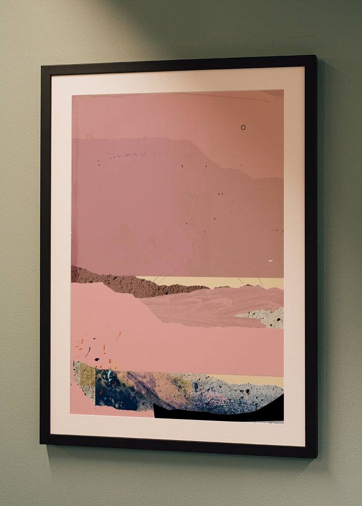 Abstrakte Wüstentöne