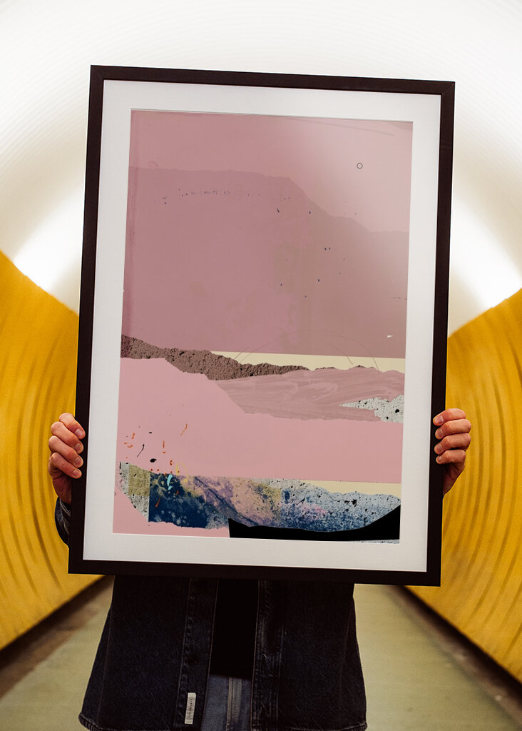 Abstrakte Wüstentöne