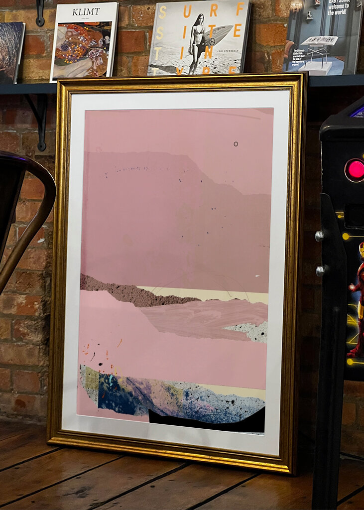 Abstrakte Wüstentöne