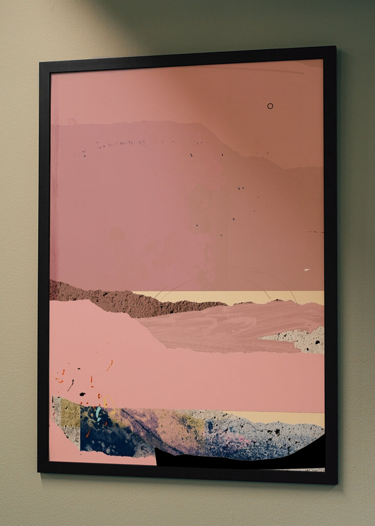 Abstrakte Wüstentöne