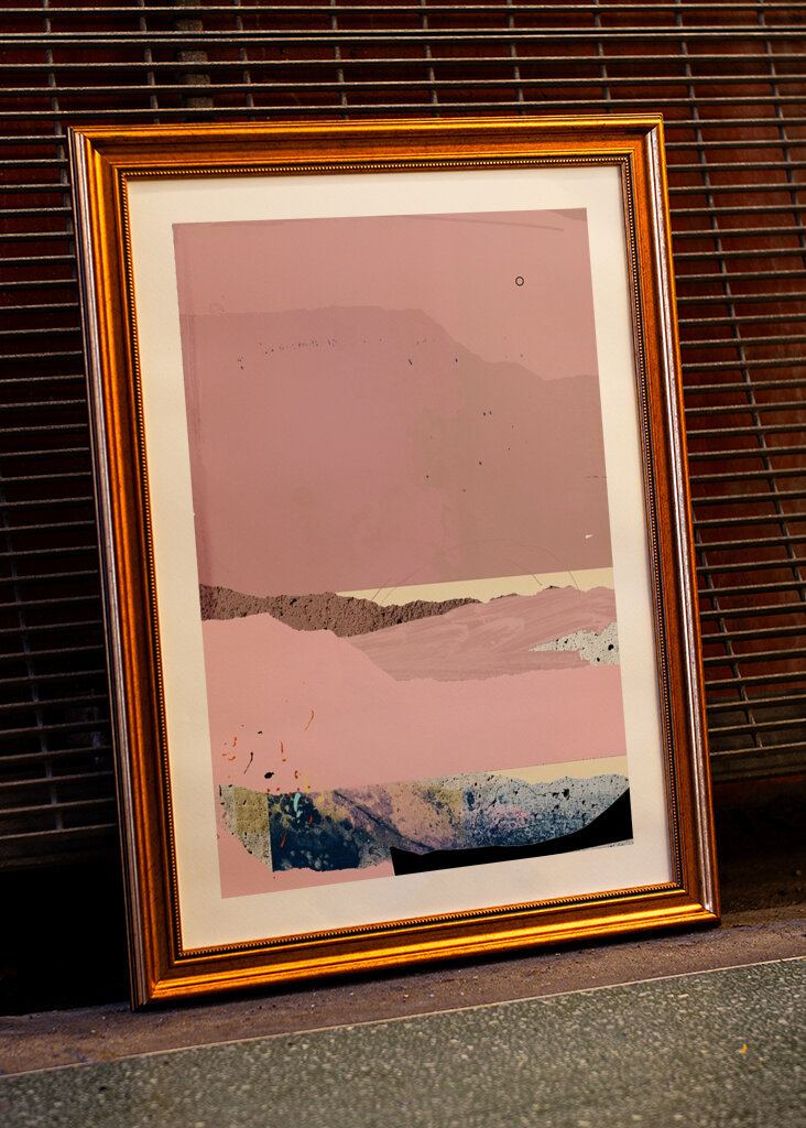 Abstrakte Wüstentöne