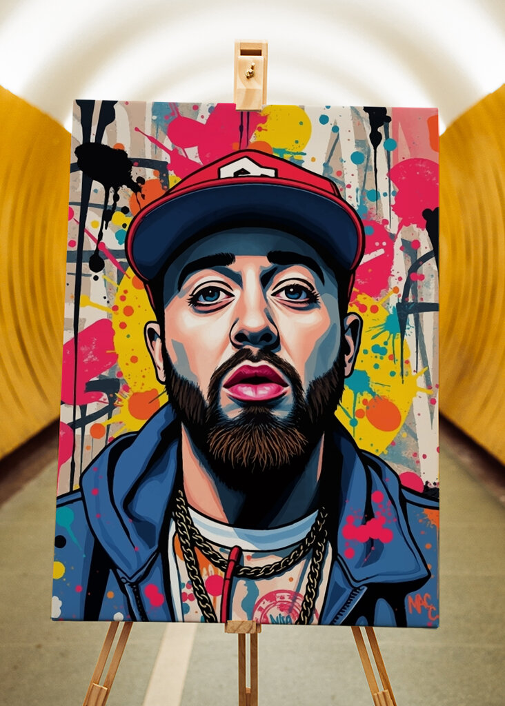 Mac Miller Pop Art