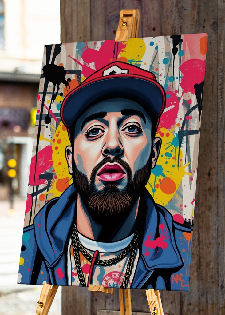 Mac Miller Pop Art