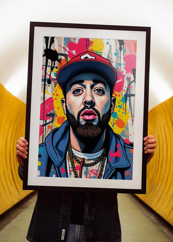 Mac Miller Pop Art