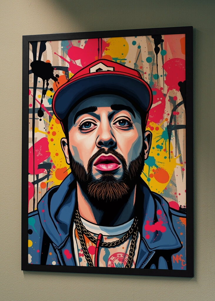 Mac Miller Pop Art