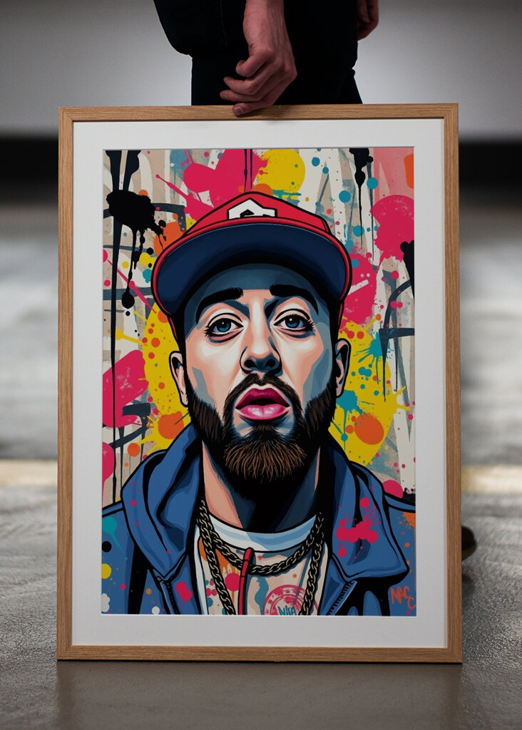 Mac Miller Pop Art