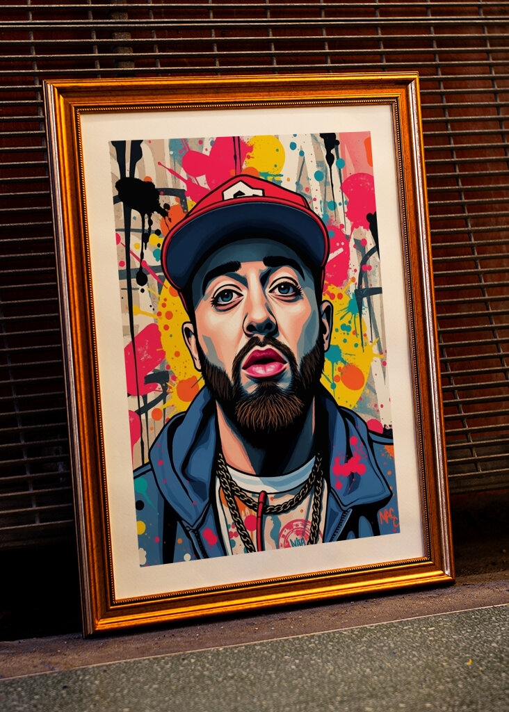 Mac Miller Pop Art
