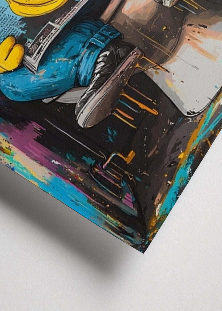 rolig minion förödelse graffiti