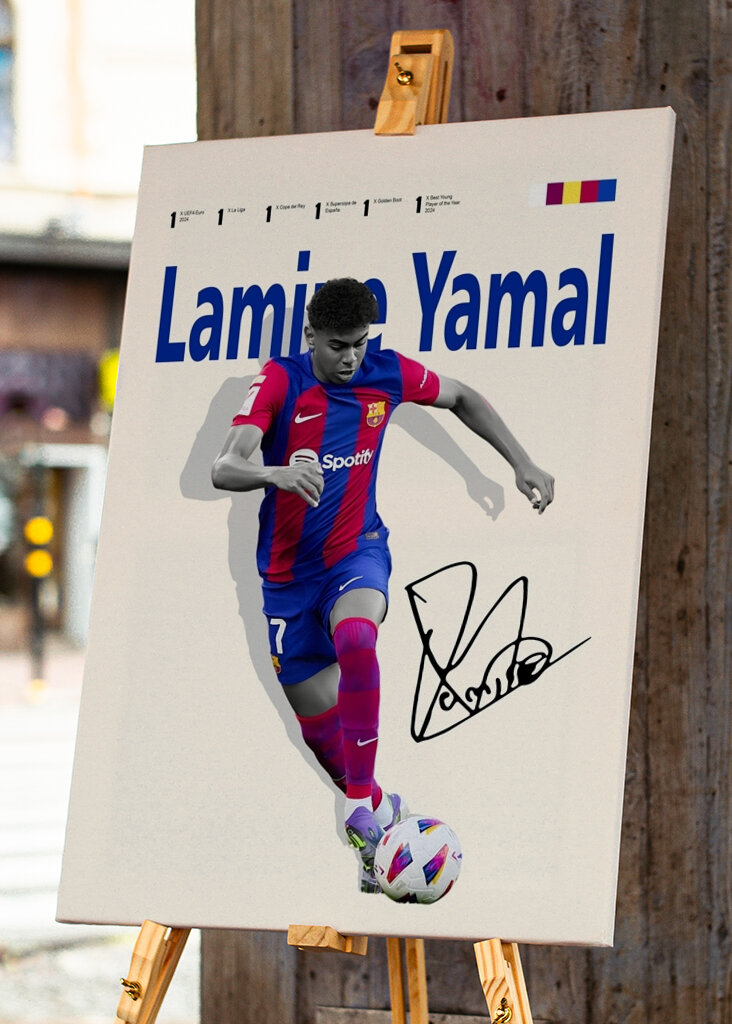 Lamine yamal Minimalist