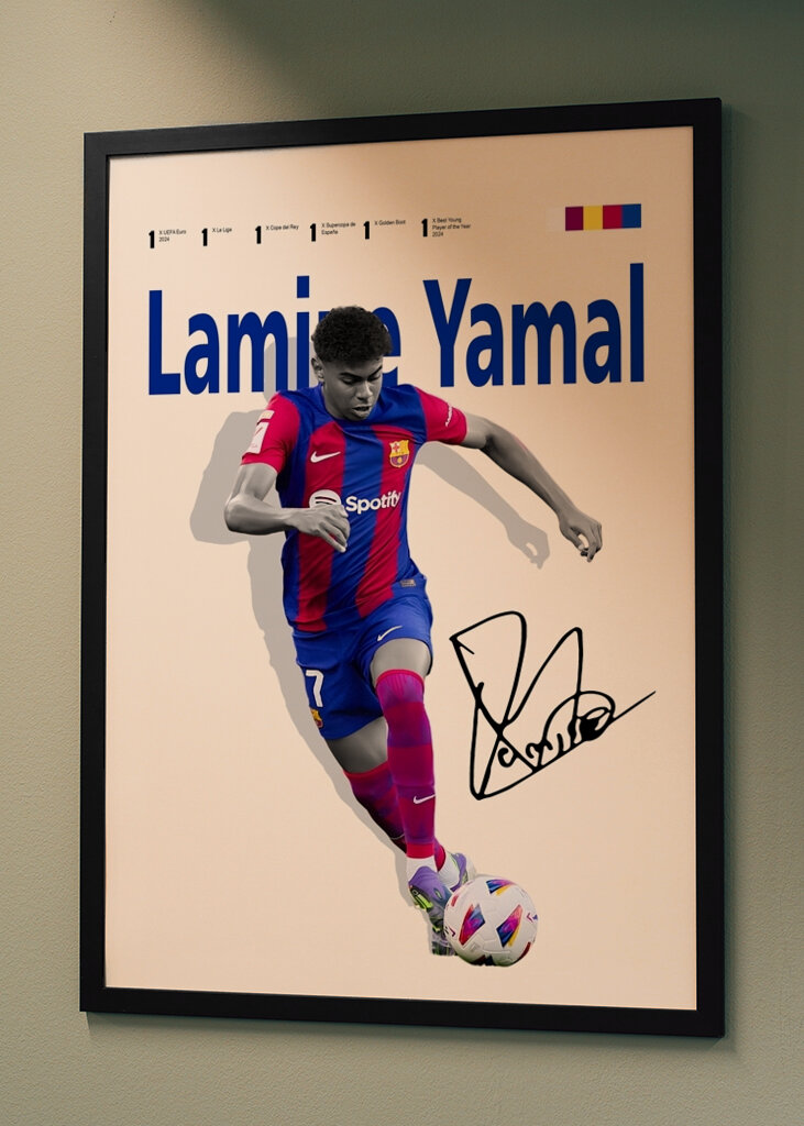 Lamine yamal Minimalist