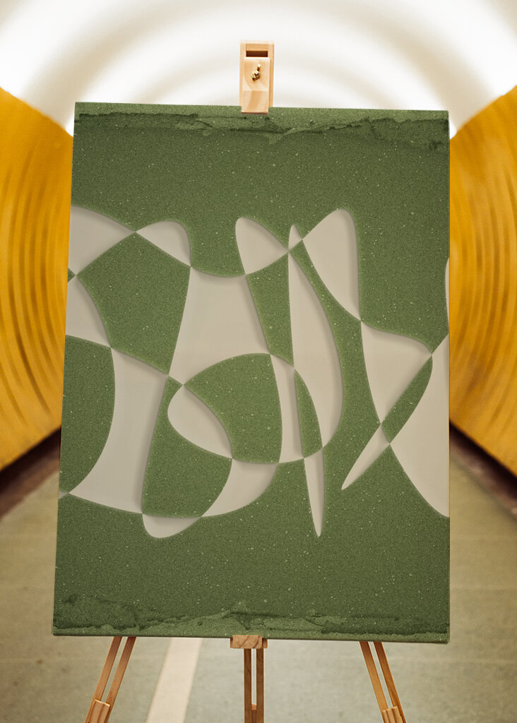 Groovy Green Swirl No2