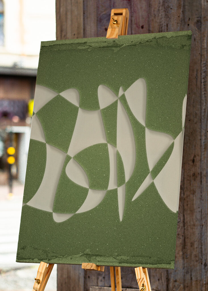 Groovy Green Swirl No2