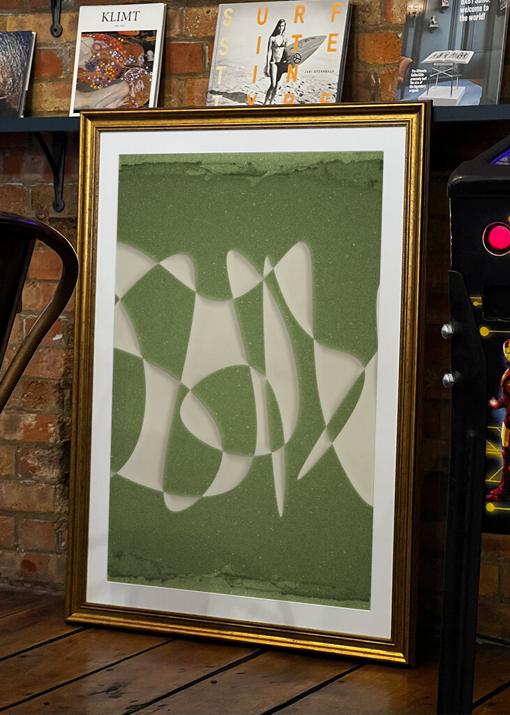 Groovy Green Swirl No2